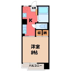 峰駅 徒歩9分 1階の物件間取画像